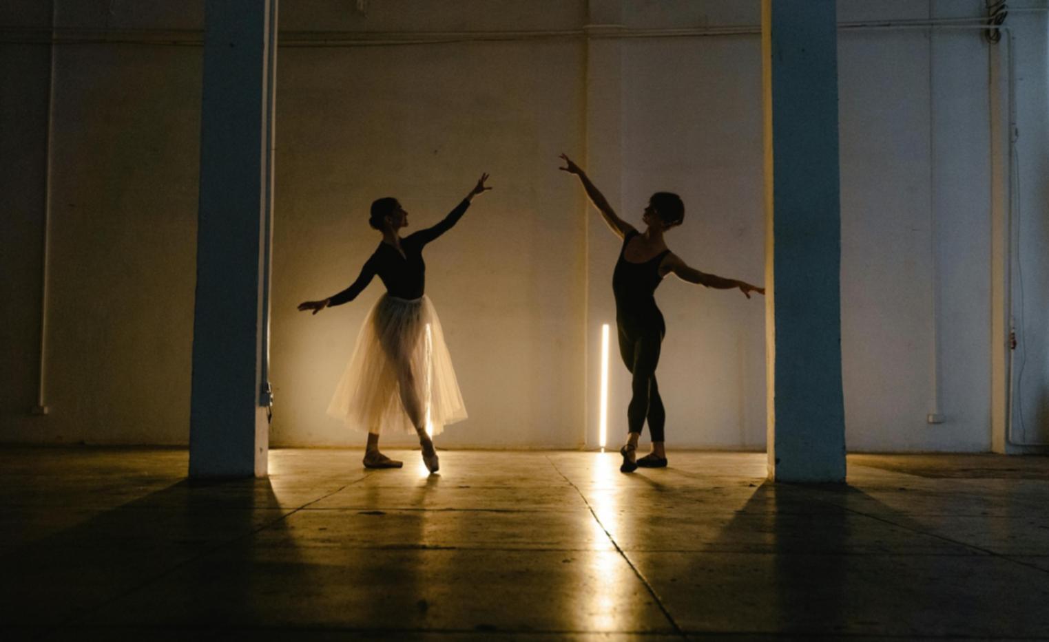 Studenti di danza durante una performance